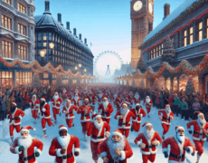 Descubre la Mágica Carrera de Papá Noel en Londres: Una Experiencia Única de Turismo Navideño