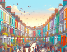 Turismo en Notting Hill: Explora sus coloridas casas en un viaje inolvidable
