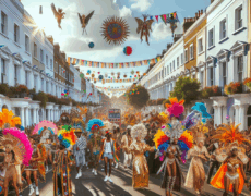 Descubre el vibrante desfile de carnaval en el Festival de Notting Hill: Turismo en Londres en Agosto