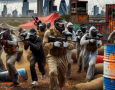 Turismo de aventura: Participa en un emocionante evento de paintball en las afueras de Londres