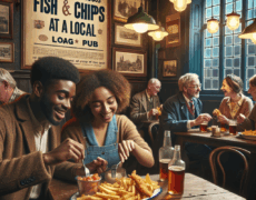 Descubre el turismo gastronómico: degusta el famoso Fish and Chips en un pintoresco pub local