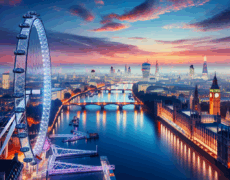 Descubre las impresionantes vistas panorámicas de Londres desde el London Eye: ¡una experiencia inolvidable para tu viaje turístico!
