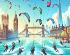 Descubre el emocionante turismo de aventura: Clases de kitesurf en el Támesis en Londres