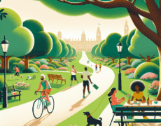 Descubre el encanto del turismo en bicicleta por el Parque Regent