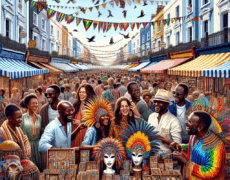 Descubre los encantos del Mercado de Carnaval en Portobello Road: imprescindible en tu viaje de turismo a Londres