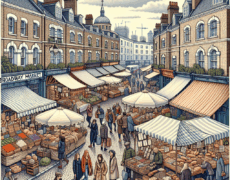 Descubre los encantos del mercado de Broadway Market en Hackney: una joya turística en Londres
